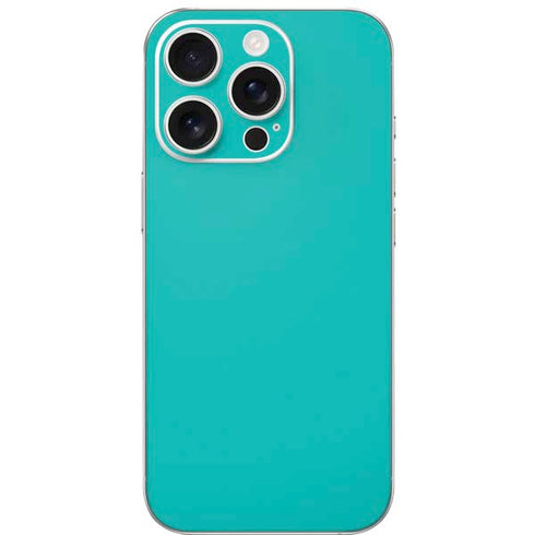Aqua Blue iPhone 16 Pro Skin